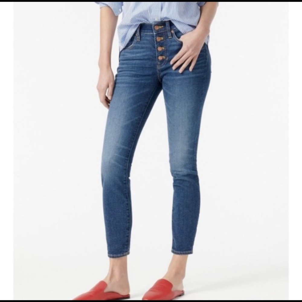 J. Crew 9” Toothpick Jean in Litchfield Wash